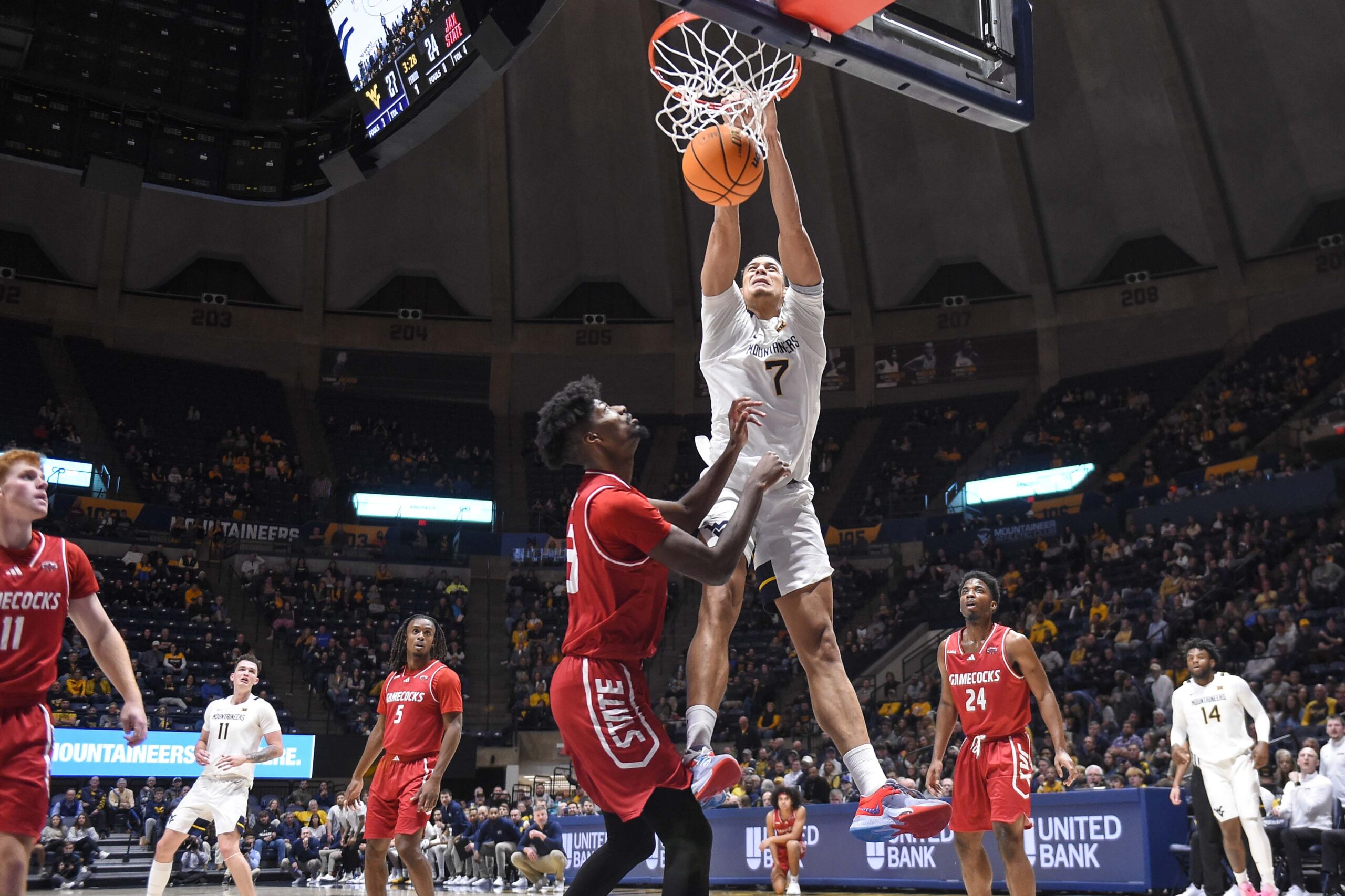 Mountaineers rebound with clean, 70-57, win over Jacksonville State